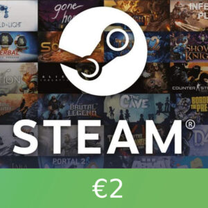 Steam Wallet Card €2 EU Activation Code